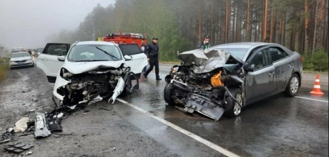Водитель KIA погиб в ДТП под Тюменью