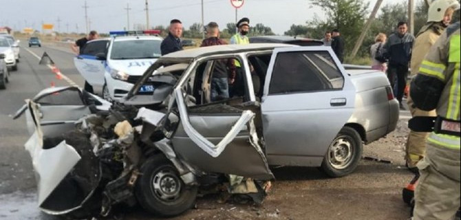 26-летний водитель погиб в ДТП в Астраханской области