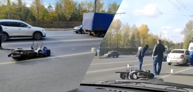 В Ульяновске 84-летний скутерист устроил ДТП и попал в больницу