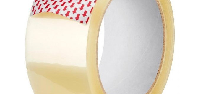 Скотч двухсторонний тонкий прозрачный