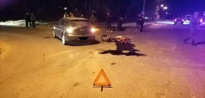 В Вольске 13-летний мальчик на питбайке попал в ДТП