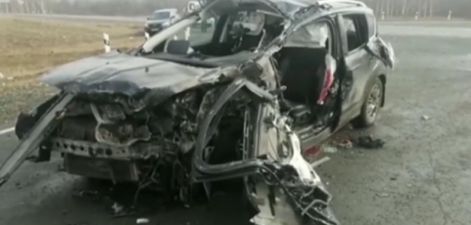 Водитель грузовика погиб в ДТП в Башкирии