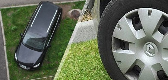 В новом КоАП предусмотрен штраф за парковку на газоне, но штрафовать будет не ГИБДД