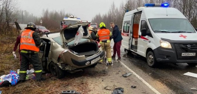Два человека скончались после ДТП в Карелии