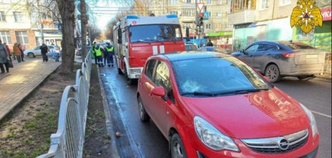 В центре Калуги сбили пешехода