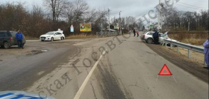 Мужчина пострадал в ДТП в Заокском районе Тульской области