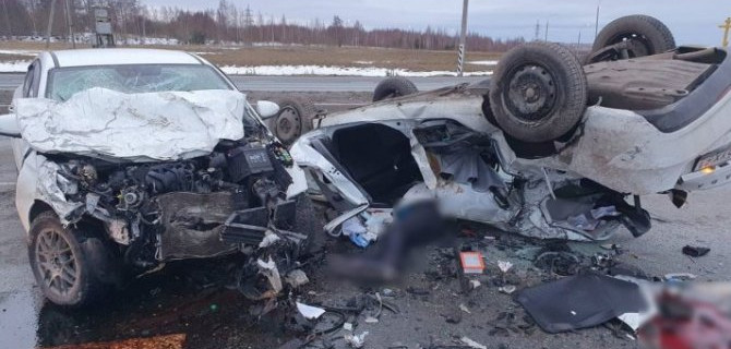 Два человека погибли в ДТП на подъезде к Новочебоксарску