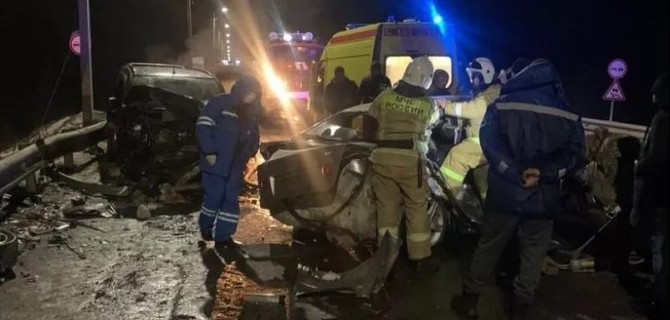 Водитель иномарки погиб в ДТП в Бийске