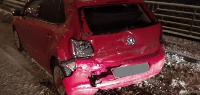 Молодой водитель пострадал в ДТП в Брянске