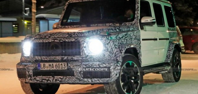 На испытания выехал обновлённый Mercedes-AMG G63