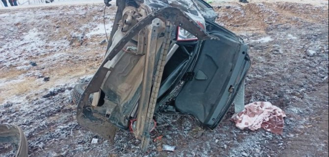 В Мордовии при опрокидывании автомобиля погиб человек