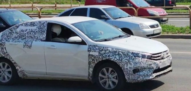 Lada Vesta FL: производство начнётся в феврале