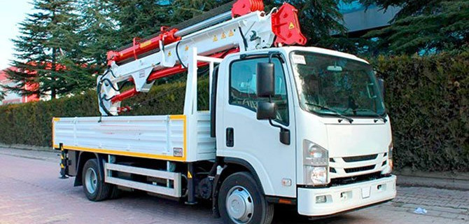 Услуги крана манипулятора в Киеве