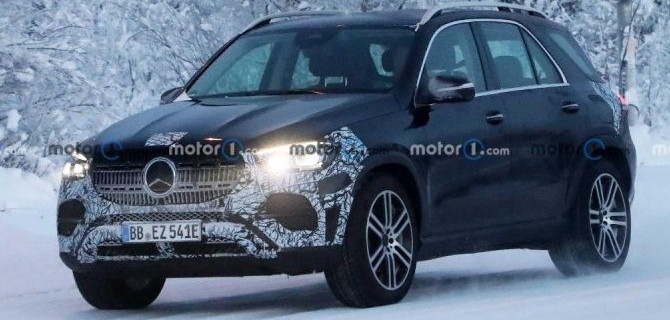 Начались испытания обновлённого Mercedes-Benz GLE