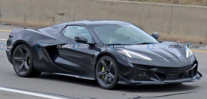 На испытания выехал гибридный спорткар Chevrolet Corvette E-Ray