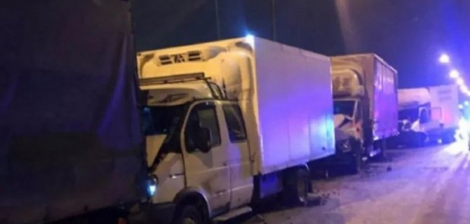 В массовом ДТП в Рязанской области пострадал человек