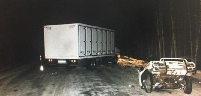 Два человека погибли в ДТП с грузовиком в Муромцевском районе Омской области