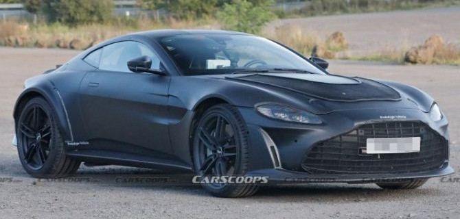На испытания выехал Aston Martin V12 Vantage нового поколения