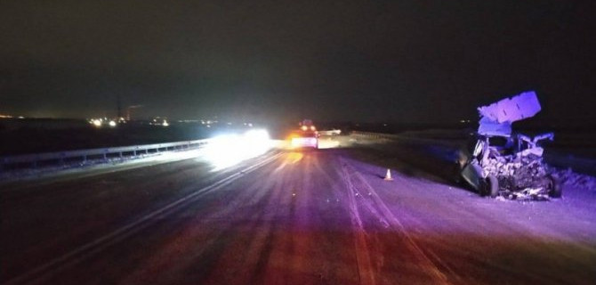 Женщина и двое детей погибли в ДТП в Красноярском крае