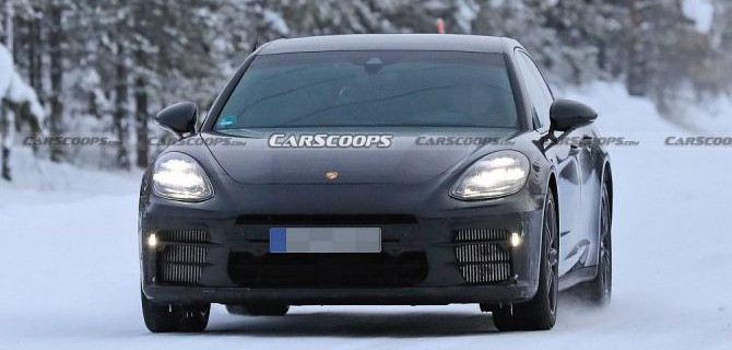 Начались испытания обновлённого Porsche Panamera
