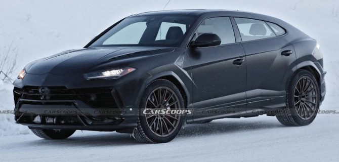 На испытания выехал обновлённый Lamborghini Urus