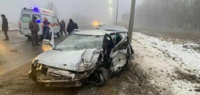 В тройном ДТП на Ставрополье погиб человек