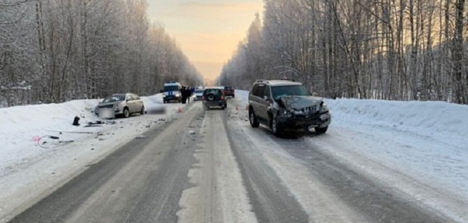 Женщина погибла в ДТП под Томском
