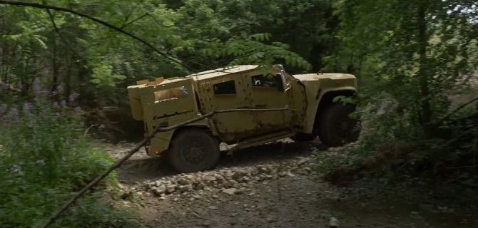 В США создан броневик с бесшумным режимом езды