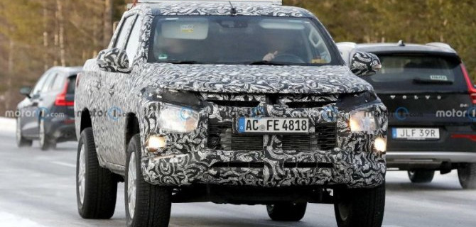 Начались дорожные тесты пикапа Mitsubishi L200 нового поколения