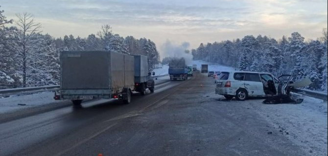 Женщина погибла в ДТП в Красноярском крае