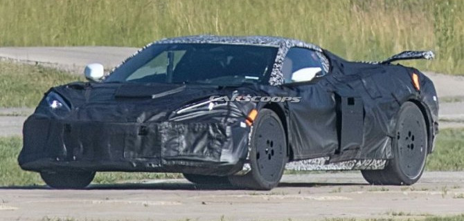 Начались зимние испытания «заряженного» Chevrolet Corvette Z06