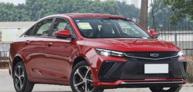 В Китае представлен обновлённый седан Geely Emgrand L