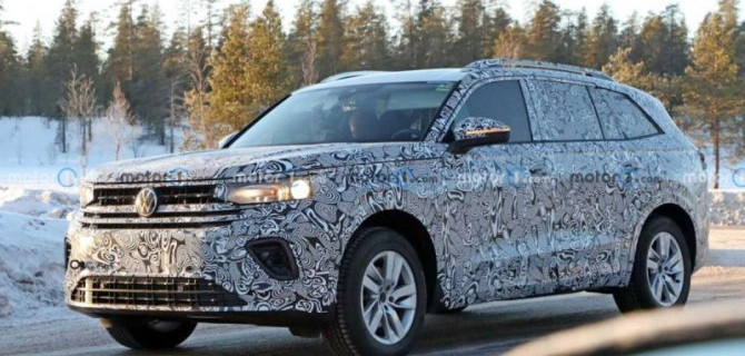 Volkswagen испытывает огромный кроссовер