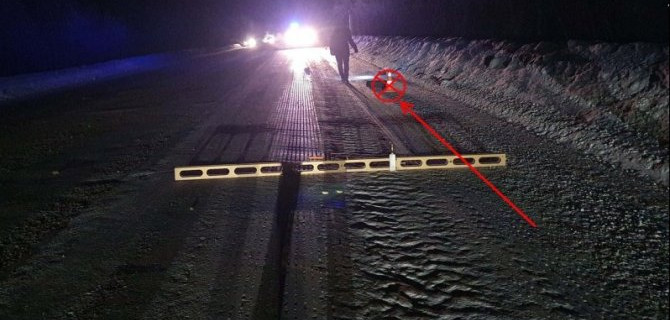 Под Усинском иномарка насмерть сбила пешехода