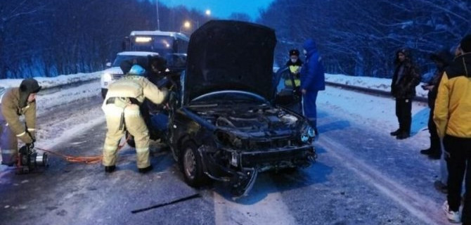 В Башкирии в ДТП с автобусом погиб человек