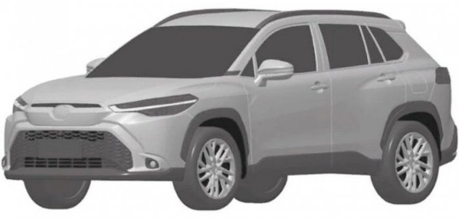 В России запатентован кроссовер Toyota Corolla Cross