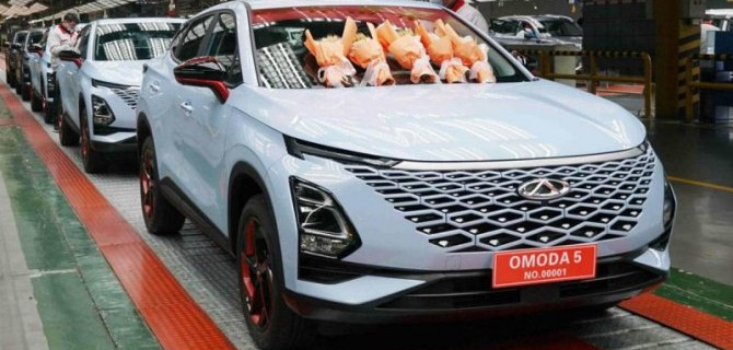 Началось производство нового кроссовера Chery OMODA 5