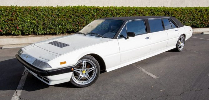 На торги выставлен лимузин, сделанный из спорткара