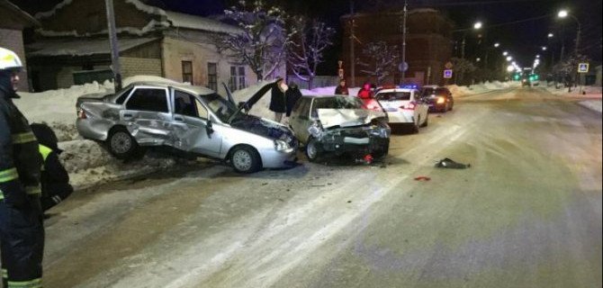 Два человека пострадали в ДТП в Тамбове