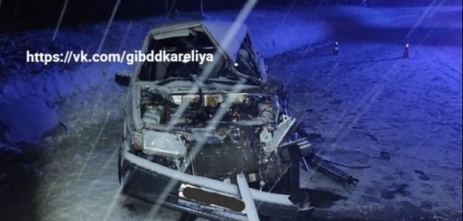 Мужчина и женщина пострадали в ДТП в Пряжинском районе Карелии