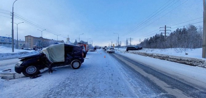 Водитель «Нивы» погибла в ДТП в Сургуте
