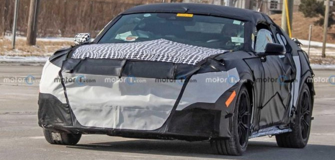 Начались испытания кабриолета Ford Mustang нового поколения