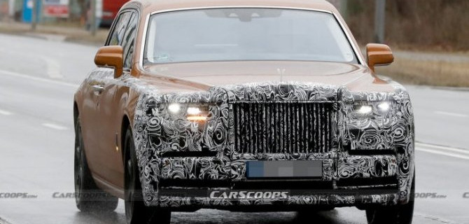 Обновлённый Rolls-Royce Phantom почти лишился камуфляжа