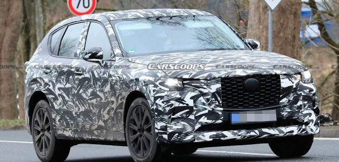 В Европе замечен прототип кроссовера Mazda CX-60 