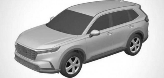 Запатентован кроссовер Honda CR-V нового поколения