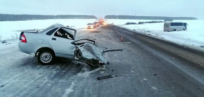 В ДТП в Рыбинском районе Красноярского края погиб человек