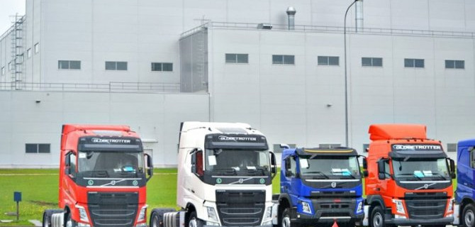 В России приостановлен выпуск грузовиков Volvo