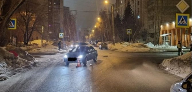 В Самаре иномарка сбила женщину