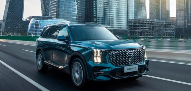 В Россию привезут новый кроссовер GAC GS8