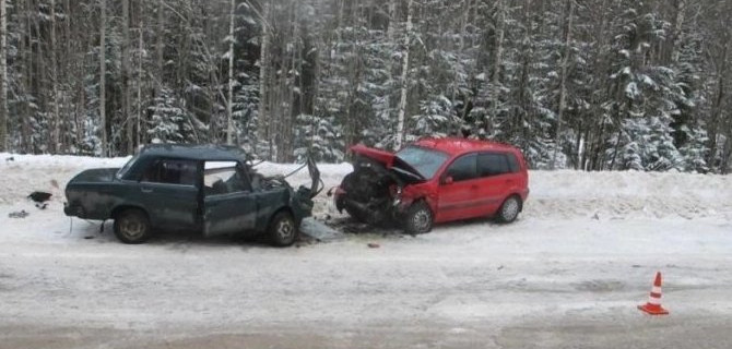 В ДТП в Плесецком районе погиб пассажир ВАЗа